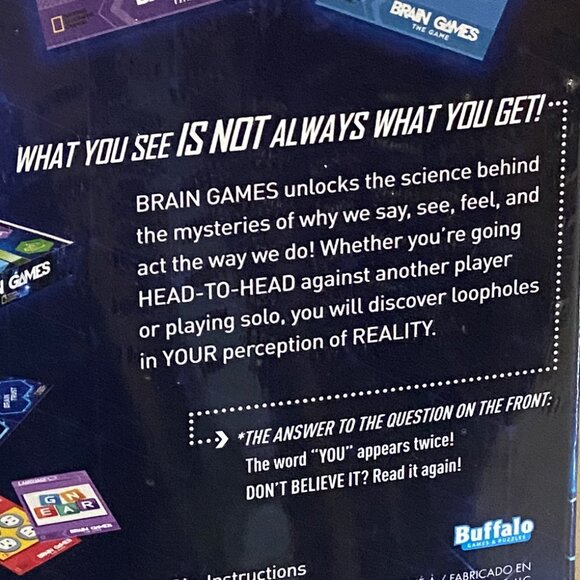 NEW | National Geographic BRAIN GAMES: The Game Board | Factory Sealed - Picture 7 of 12